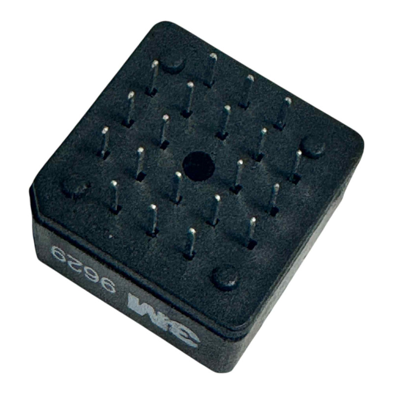9629 3M PLCC Integrated Circuit Socket Panel Mount 20 Position 20 Pin
