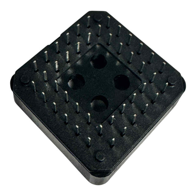 PLCC Panel Mount Integrated Circuit Socket 44 Position 44 Pin