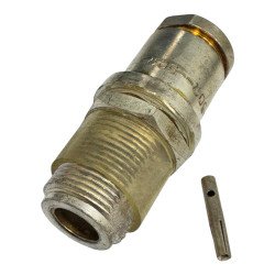 RF Connector Straight Bulkhead N Type (F) For 1/2’’ Cable