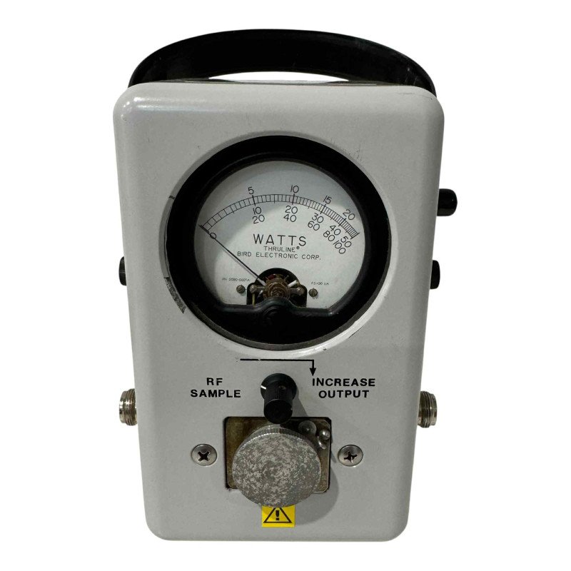 4431 Bird RF Wattmeter Leather Case sn:9868