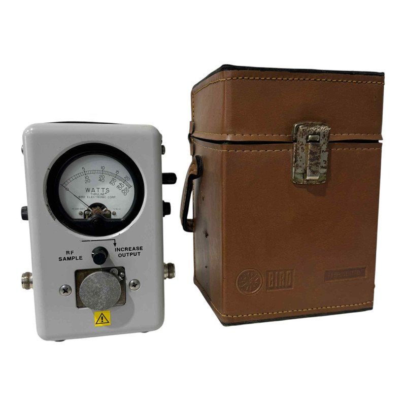 4431 Bird RF Wattmeter Leather Case sn:9868