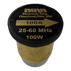 100A Bird Element for 43 Wattmeter 25-60Mhz 100W