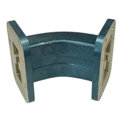R122-45 MRC Waveguide Double Ridge E-Bend 45 WRD-350 WRD350