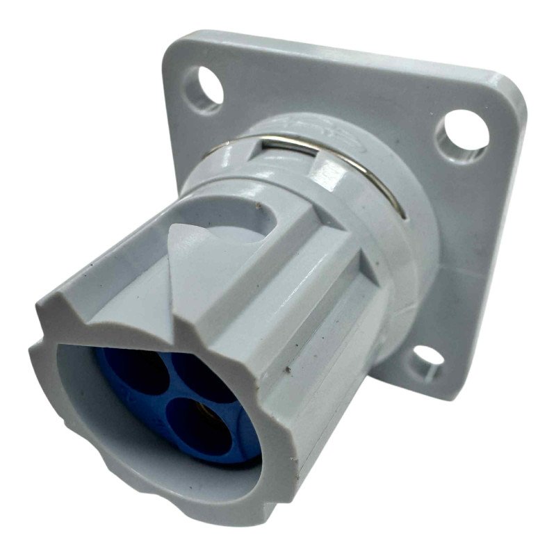 FRB 4 Hole Flange Panel Mount Turn Lock Connector 3 Position 3 Pin Female