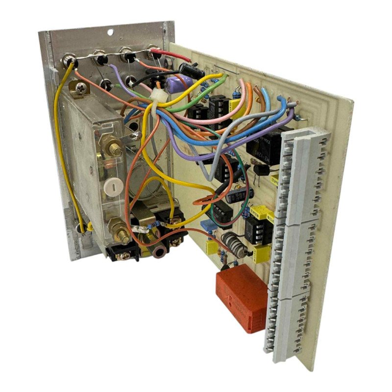 Industrial Control Module with Omron H7ET Hour Meter Power Amplifier Sequencer Panel