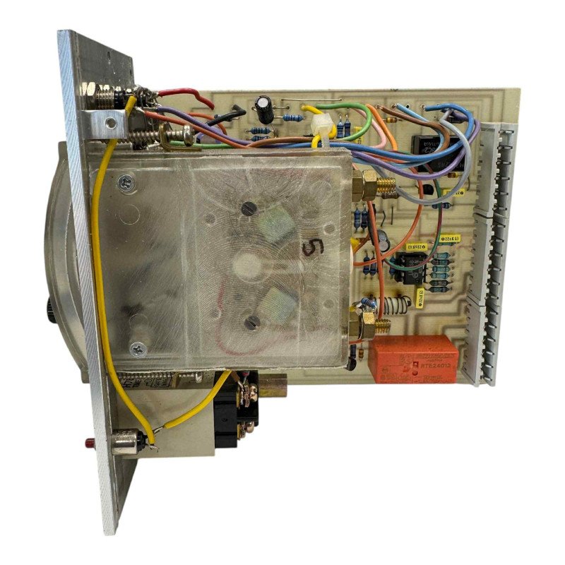 Industrial Control Module with Omron H7ET Hour Meter Power Amplifier Sequencer Panel