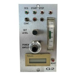 Industrial Control Module with Omron H7ET Hour Meter Power Amplifier Sequencer Panel
