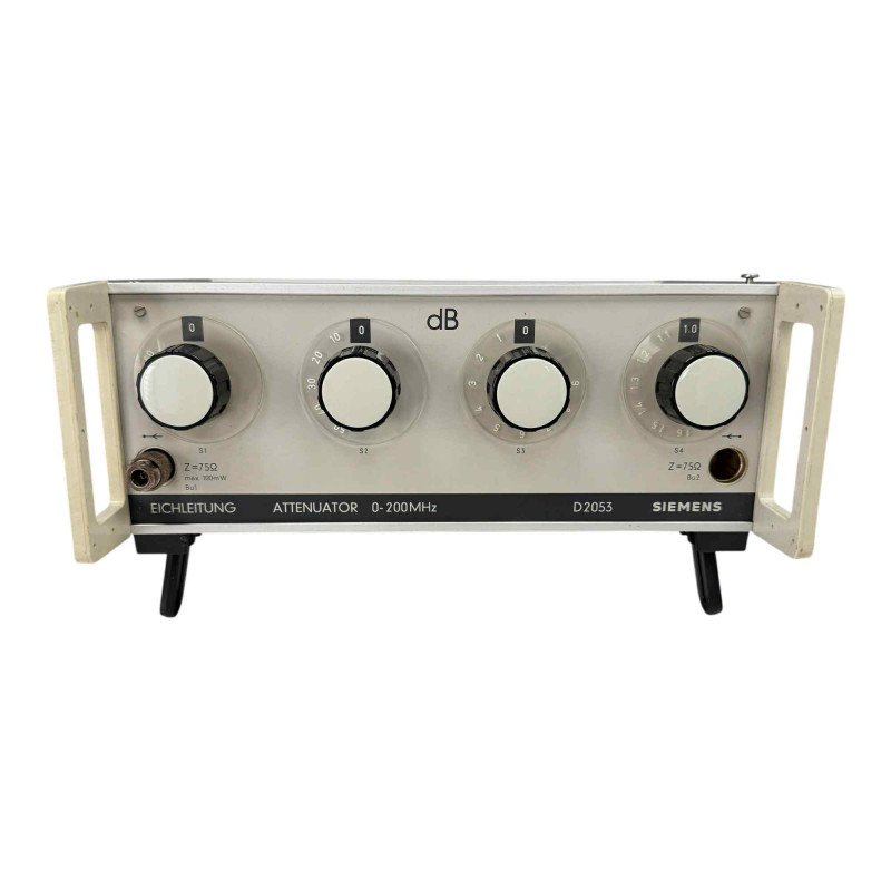 D2053 Siemens Variable Attenuator 0-200Mhz 75Ohm S44034-D0253-B102