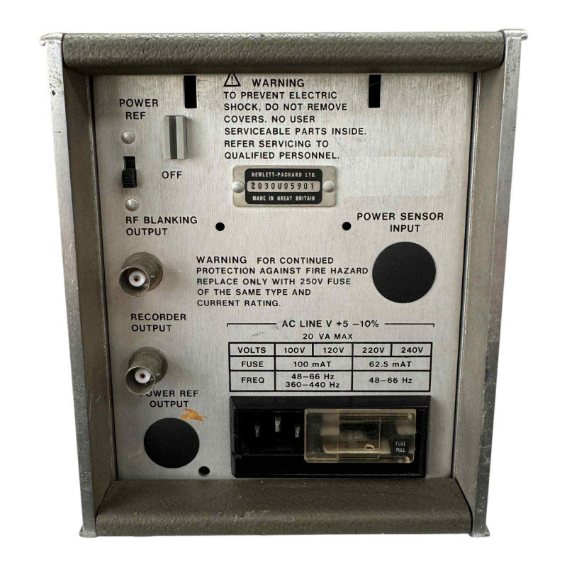 435A HP Microwave Power Meter 100khz-50Ghz (sensor required not included)