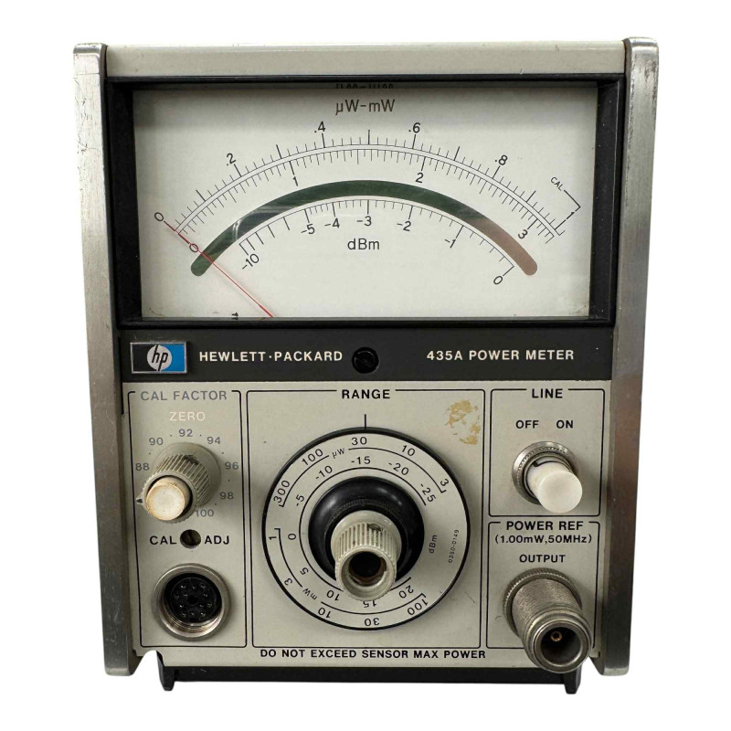 435A HP Microwave Power Meter 100khz-50Ghz (sensor required not included)
