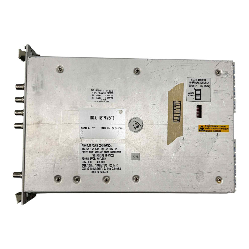 3271 Racal RF Signal Generator VXI 9khz-2.4Ghz Serial Number: 202304/709