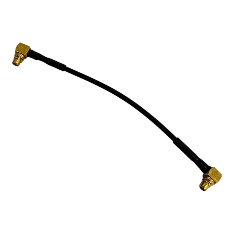 RF Semi Flex Coaxial Cable MMCX (M-M) Right Angle 75mm