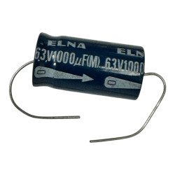 Elna Capacitor Electrolytic 1000uF 63V  32x16mm