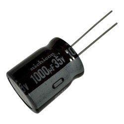 Nichicon Capacitor Radial Electrolytic 1000uF 35V 105C 21x16mm