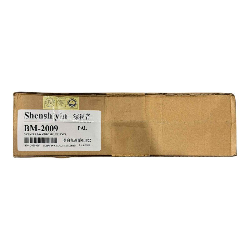 BM-2009 Shenshiyin CCTV Video B/W Multiplexer 9 Channel PAL