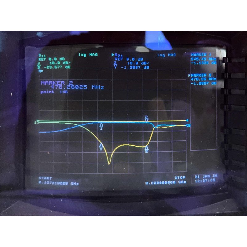 Melabs Circulator Coaxial 500W 345-478Mhz N type