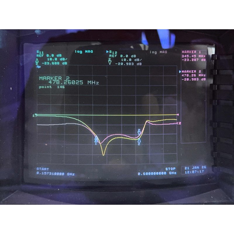 Melabs Circulator Coaxial 500W 345-478Mhz N type