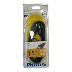 SWV2432W/10 Philips 200 Series Camcorder HDMI Cable Black 4K 1.5m