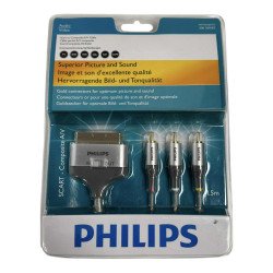 SWV3632S/10 Philips 500 Series Scart To Composite A/V Cable 1.5m