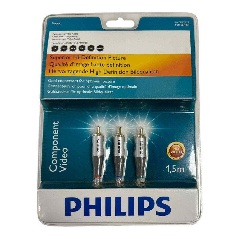 SWV3302S/10 Philips 500 Series Component Video Cable 1.5m