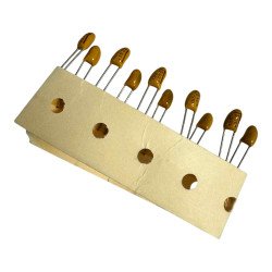 AVX Capacitor Radial Tantalum Polarized 1uF 35V 20% [Qtyx10]