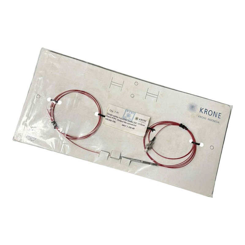 68072200-88 Krone Fiber Optic Single Splitter 1x2x50% 1310nM Input Type FCPC