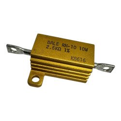 RH10 RH-10 Dale Power Aluminum Resistor 2.5KOhm 2K5 3% 10W