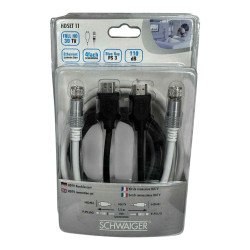 HDSET11 Schwaiger HDMI & SAT-Receiver Cable SET 1.5m