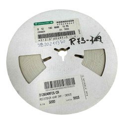 CR0805 Draloric SMD Resistor 604Ohm 604R 1/8W 1% [Qtyx5000]