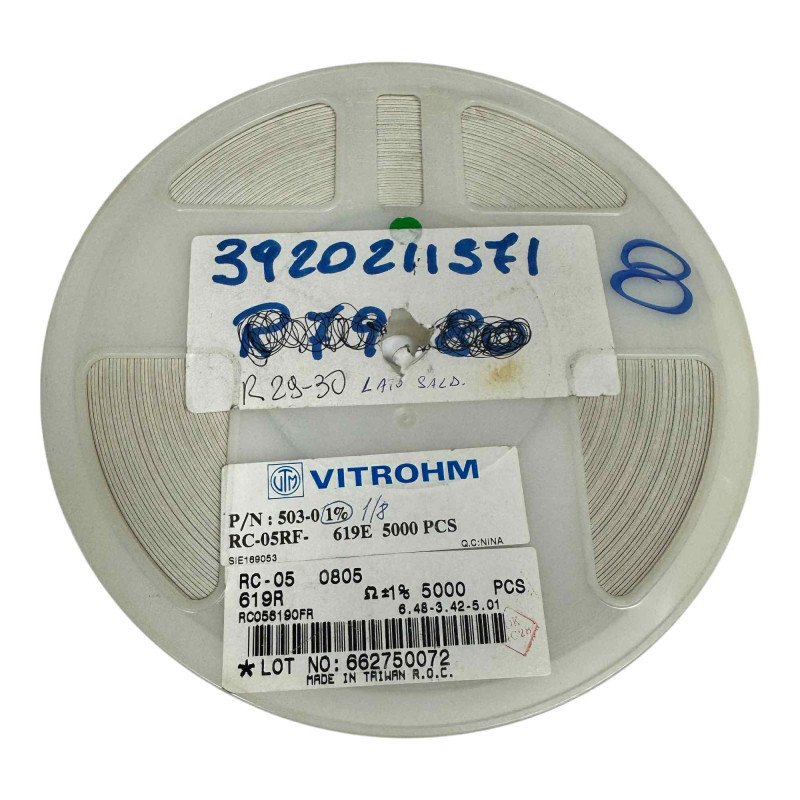 503-0 Vitrohm SMD Resistor 619Ohm 619R 1/8W 1% [Qtyx5000]