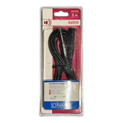 KHA4076 Schwaiger Headphone Extension Cable 6.3-6.3mm 5m