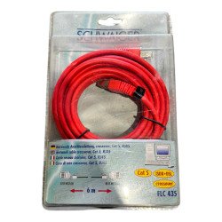 FLC435 Schwaiger Network Cable Cat5 RJ45 6m