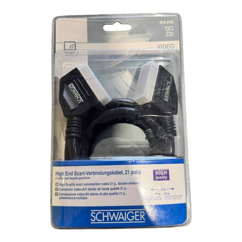 SCA8150 Schwaiger High End Scart Cable 21 Position 1.5m