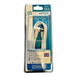 KVKF15 Schwaiger TV Radio ANtenna Cable 75dB 1.5m