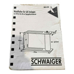 WAH6230 Schwaiger Mount For Radio/TV tube 30-60cm