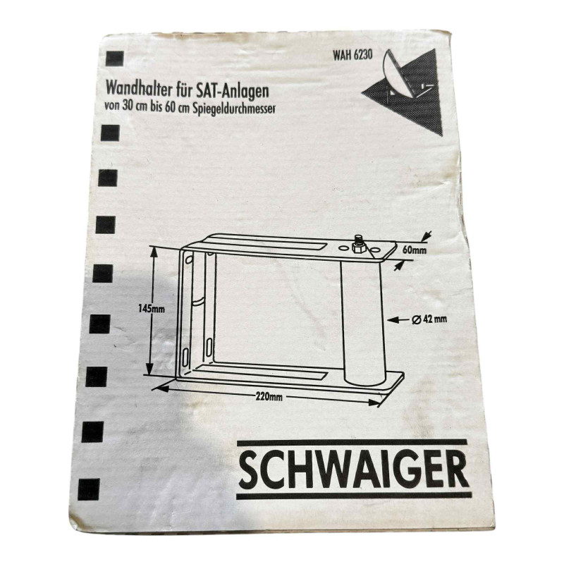 WAH6230 Schwaiger Mount For Radio/TV tube 30-60cm