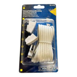 TAL6406 Schwaiger Universal Telephone Connection Cable 6m