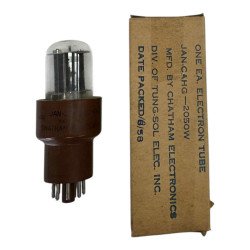 2050W 2050 JAN CAHG Chatam Electron Vacuum Tube Valve Made In USA
