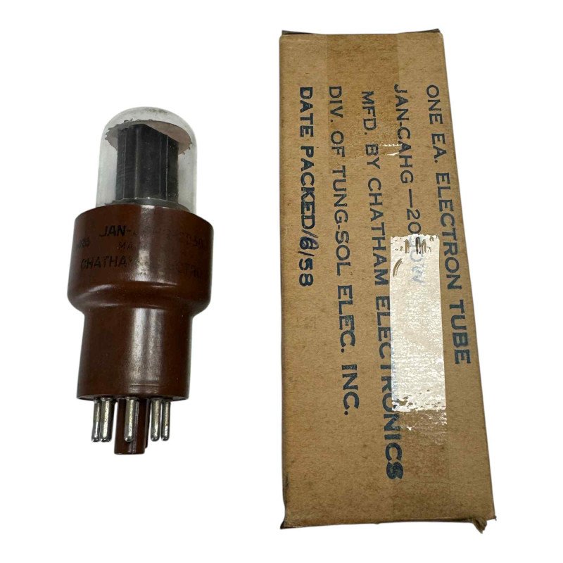 2050W 2050 JAN CAHG Chatam Electron Vacuum Tube Valve Made In USA