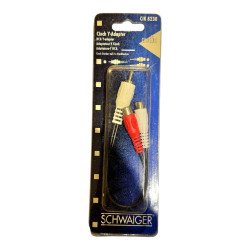 CIK8230 Schwaiger Audio Cable RCA Y Adapter 0.2m