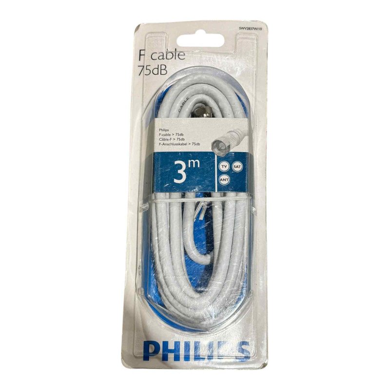 SWV2837W/10 Philips Antenna Cable F Type 75oHM 3M
