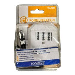 TDA1230 Schwaiger Universal Telephone Socket TAE 3x6 (4)
