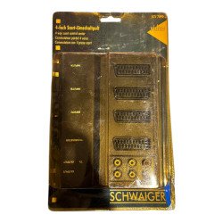 SCV7090 Schwaiger 4 Way Scart Control Center
