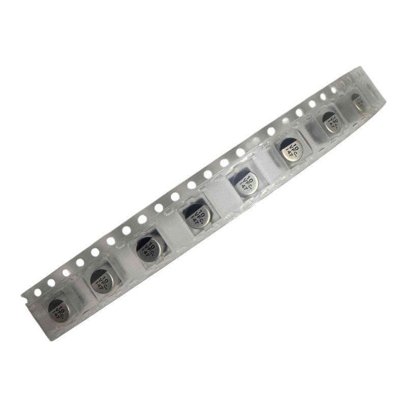 Capacitor SMD Electrolytic 10uF 35V 6x7mm [Qtyx10]