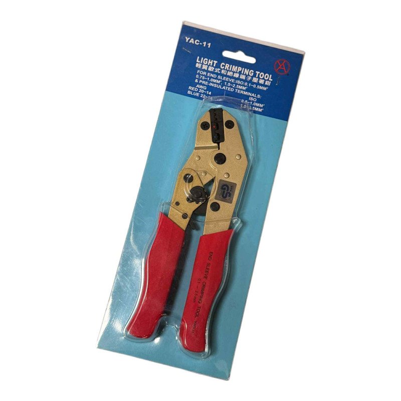 YAC-11 Light Crimping Tool  For End Sleeve 0.1-0.5mm