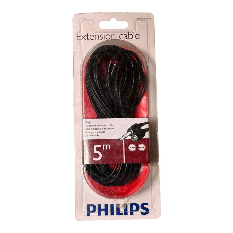 SWA2531W/10 Philips Headphone Extension Cable 5m