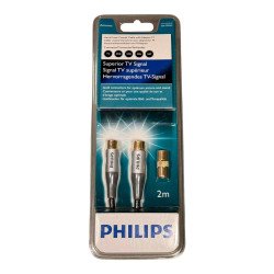 SWV3113S/10 Philips TV Signal Cable 2m