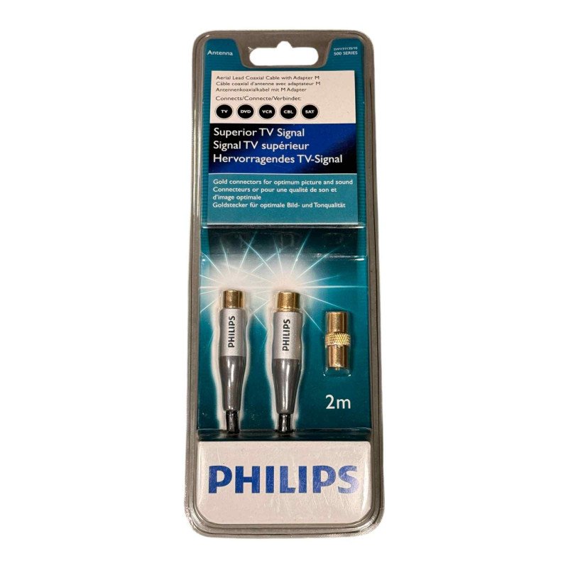 SWV3113S/10 Philips TV Signal Cable 2m