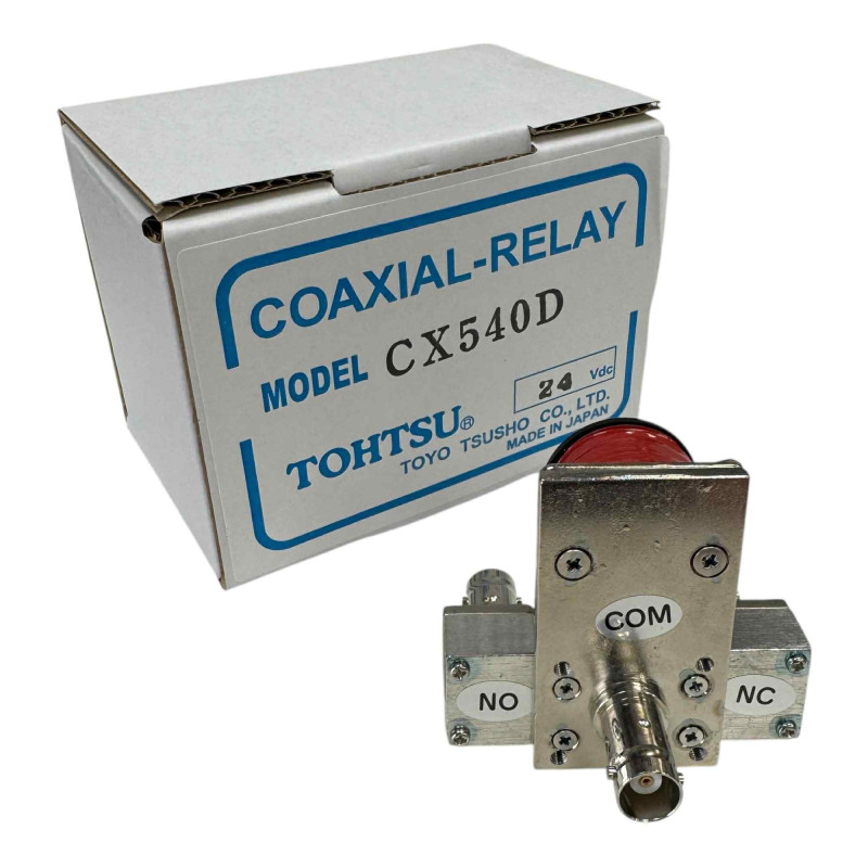 CX540D-24 Tohtsu SPDT Coaxial RF Relay 24VDC 1GHz