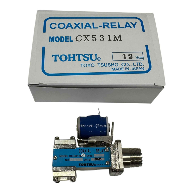 CX531M Tohtsu SPDT Coaxial RF Relay Switch 12VDC